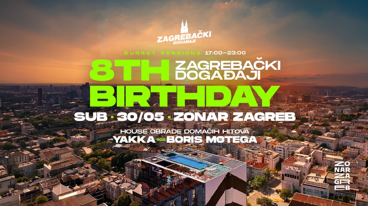 8th Birthday - Sunset Session na Zonar Rooftopu