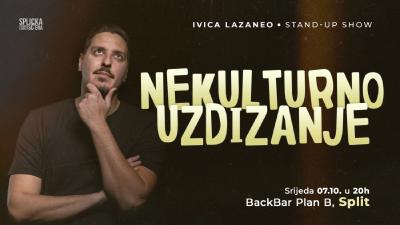 Image BackBar, Split: "Nekulturno uzdizanje" - stand-up show Ivice Lazanea