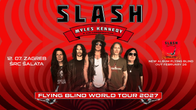 Image SLASH featuring Myles Kennedy and The Conspirators / Flying Blind World Tour 2027 / Zagreb, Šalata