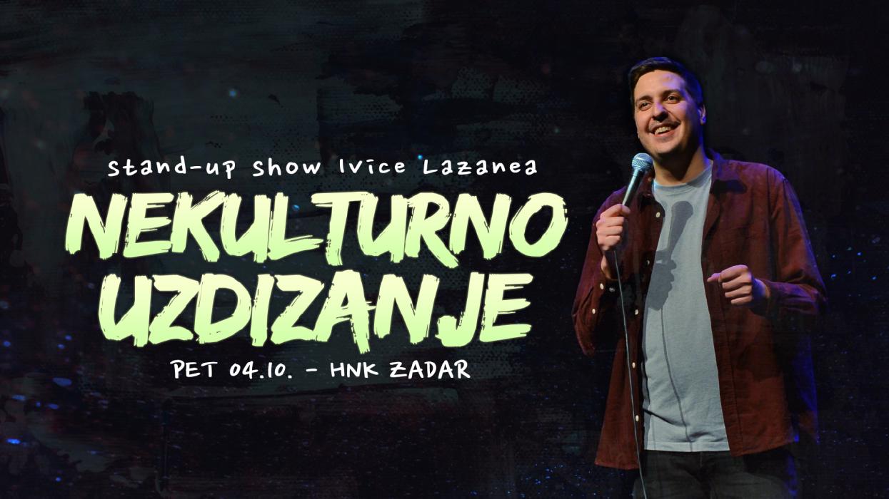 Image "Nekulturno uzdizanje" u Zadru: novi stand-up show Ivice Lazanea