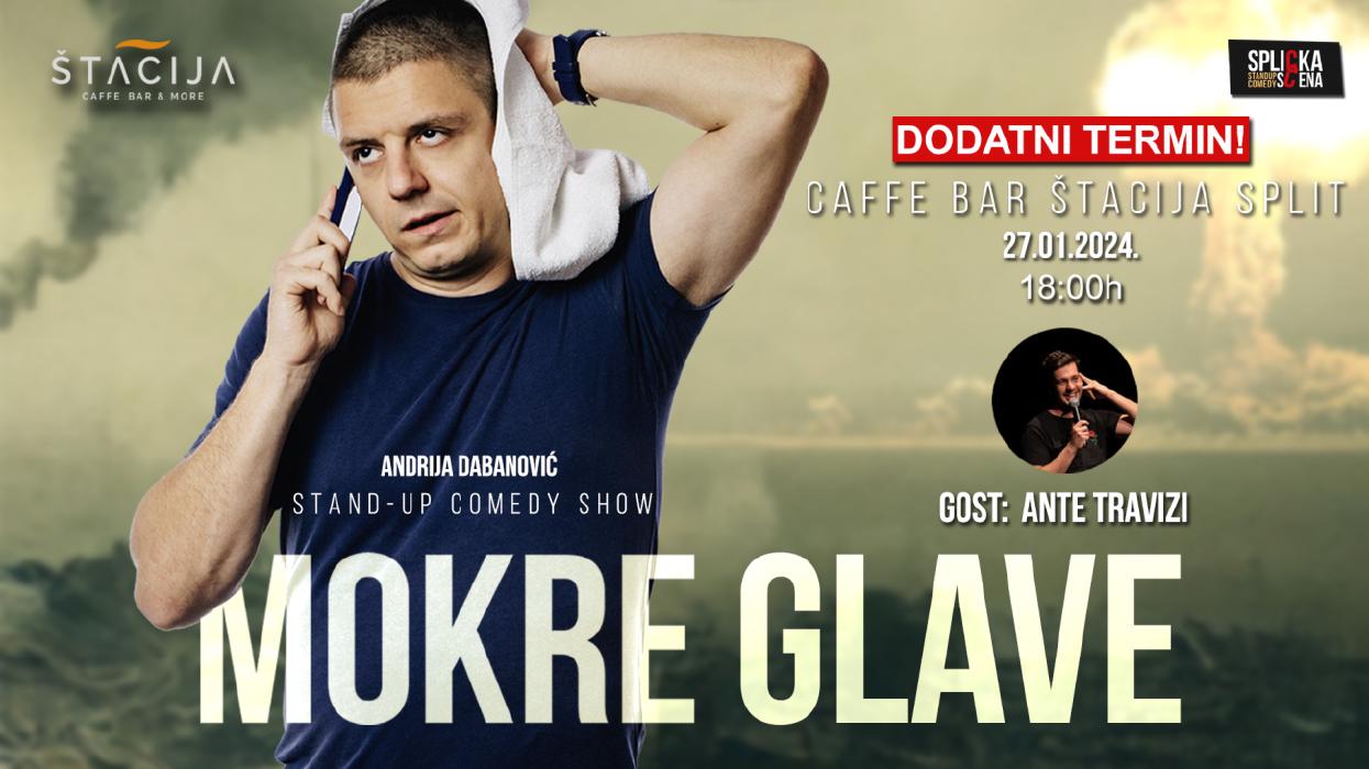 Image DODATNI TERMIN - Split: Andrija Dabanović - "Mokre glave" stand-up comedy show