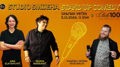 Image SRB/BiH Stand up comedy večer by Studio Smijeha @ Club 100 VG