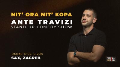 Image Zagreb, Klub Sax: Ante Travizi - "Nit' ora nit' kopa" - Stand-up Show