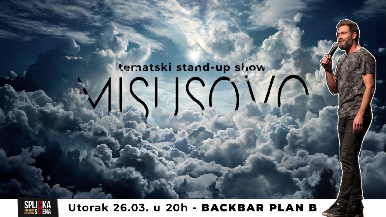 Image BackBar Plan B: "Misusovo"- Tematski stand-up show o religiji Josipa Škilje