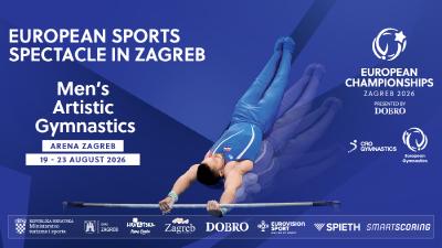 Image European Championships in Men's Artistic Gymnastics - Zagreb 2026