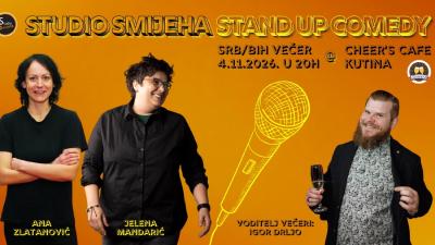 Image SRB/BiH Stand up comedy večer by Studio Smijeha @ Cheer's cafe Kutina