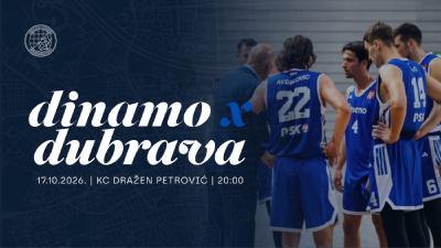 Image KOŠARKAŠKI KLUB DINAMO ZAGREB - KOŠARKAŠKI KLUB DUBRAVA