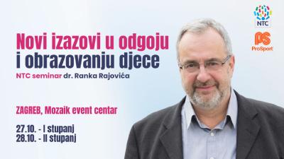 Image NTC seminar dr. Ranka Rajovića Zagreb "Novi izazovi u odgoju i obrazovanju djece"