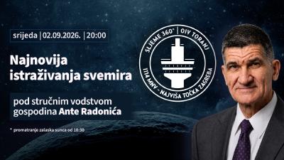 Image 'Najnovija istraživanja svemira' - predavanje gospodina Ante Radonića - 2.9.2026.