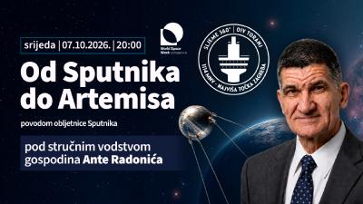 Image 'Od Sputnika do Artemisa' - predavanje gospodina Ante Radonića - 07.10.2026.