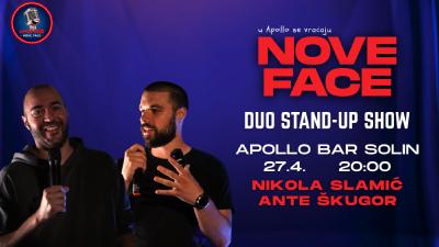 Image STAND UP - Nove Face: Ante Škugor i Nikola Slamić  - APOLLO BAR, SOLIN