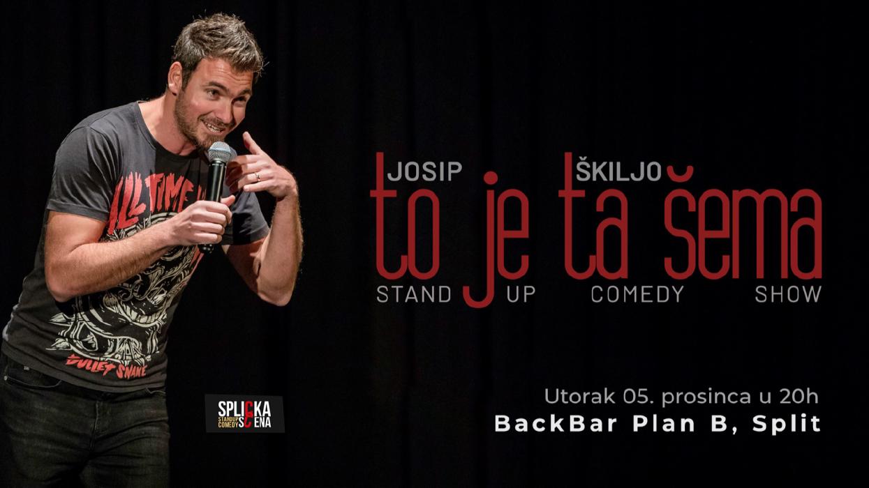 Image BackBar Plan B: "To je ta šema"- Stand-up comedy show Josipa Škilje