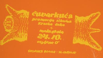 Image Slamanje x Filmska Runda: mola.mola + čuvarkuća / promocija albuma "Kratka Deka"