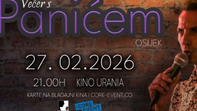 Image VEČER S PANIĆEM – Ivan Panić u Kinu Urania- novi termin 27.2. u 21:00