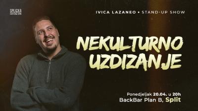 Image BackBar, Split: "Nekulturno uzdizanje" - stand-up show Ivice Lazanea