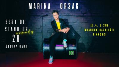Image Marina Orsag Best of stand up 20 godina karijere @ Gradsko kazalište Joza Ivakić, Vinkovci