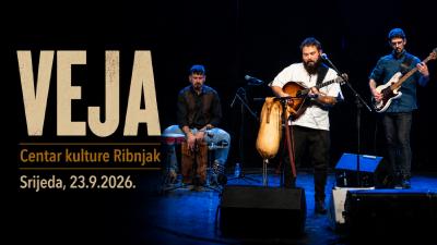 Image Iza ugla, uho svijeta i Izvorišta: VEJA na Sceni Ribnjak