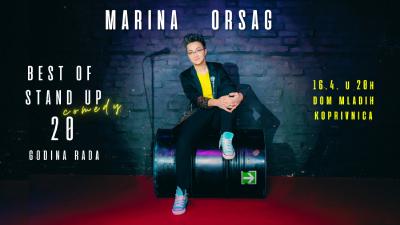 Image Marina Orsag Best of stand up 20 godina karijere @ Dom mladih - Koprivnica