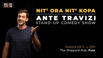 Image Pula, The Shipyard Pub: Ante Travizi - "Nit' ora nit' kopa" - Stand-up Show