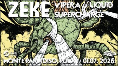 Image HC punk institution ZEKE in Pula! Support: Vipera, Liquid SuperCharge