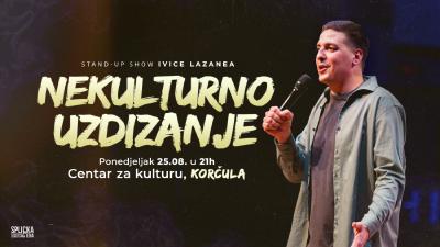 Image "Nekulturno uzdizanje" u Korčuli: stand-up show Ivice Lazanea (SplickaScena)