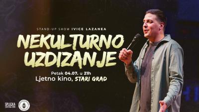 Image "Nekulturno uzdizanje" u Starom Gradu: stand-up show Ivice Lazanea (SplickaScena)