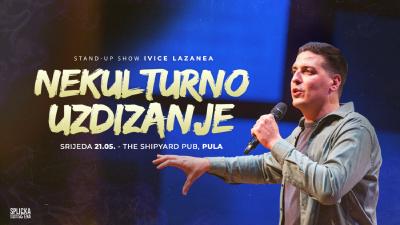 Image "Nekulturno uzdizanje" u Puli: stand-up show Ivice Lazanea (SplickaScena)