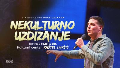 Image Kaštel Lukšić: "Nekulturno uzdizanje" - stand-up show Ivice Lazanea