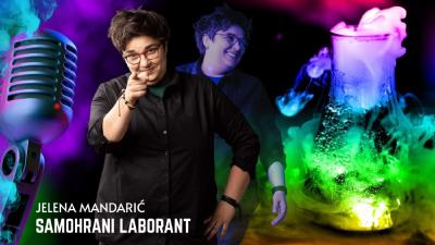 Image "SAMOHRANI LABORANT" Jelena Mandarić (SRB) stand up show @De Schuur Utrecht
