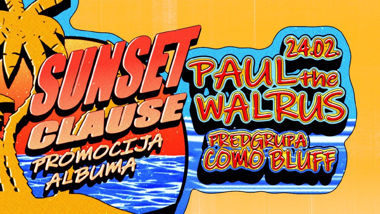 Image Paul the Walrus – promocija albuma „Sunset Clause“ + Como Bluff // KSET