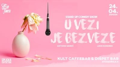 Image Zadar: SplickaScena predstavlja: "U vezi je bezveze" - stand-up show Antonija Morića i Leona Kondresa
