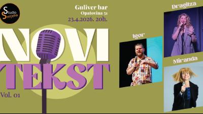 Image Novi tekst rezidenata Studija Smijeha @ Guliver bar Zagreb
