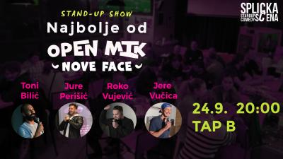Image SplickaScena predstavlja: "Najbolje od Open miK(rofon)a" u TapB - 1. IZVEDBA