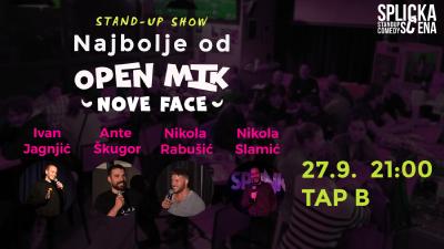 Image SplickaScena predstavlja: "Najbolje od Open miK(rofon)a" u TapB - 2. IZVEDBA