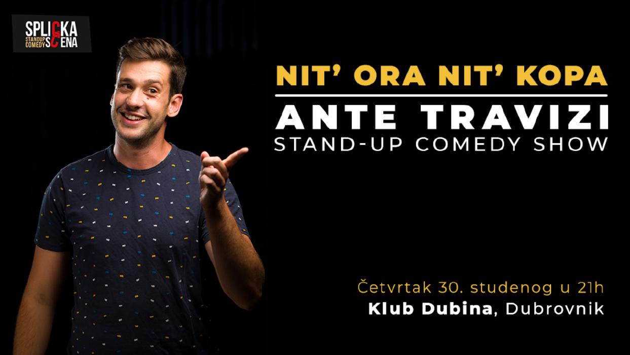 Image Klub Dubina, Dubrovnik:  Ante Travizi - "Nit' ora nit' kopa" - Stand-up Show