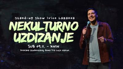 Image "Nekulturno uzdizanje" u Kninu: novi stand-up show Ivice Lazanea