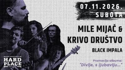 Mile Mijač i Krivo Društvo PROMOCIJA ALBUMA @Hard Place