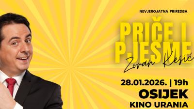 Image Zoran Kesić ponovno u Osijeku – „Priče i p(j)esme“ kino Urania, 28. siječnja 2026. u 19 sati