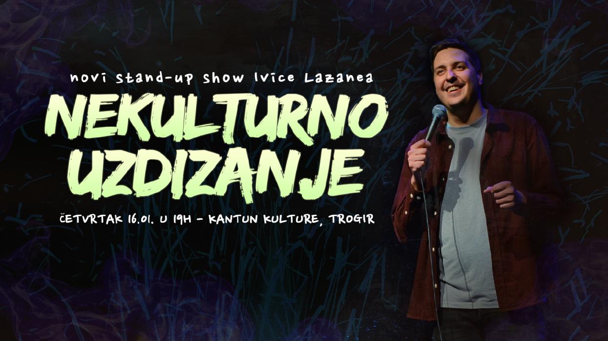 Image "Nekulturno uzdizanje" u Trogiru - novi stand-up show Ivice Lazanea