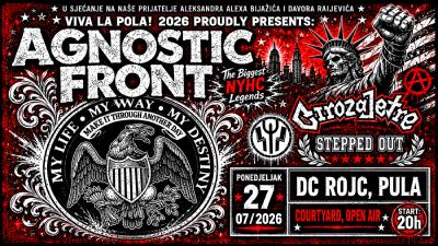 Image "Viva La Pola!" 2026 uz legendarne Agnostic Front + support