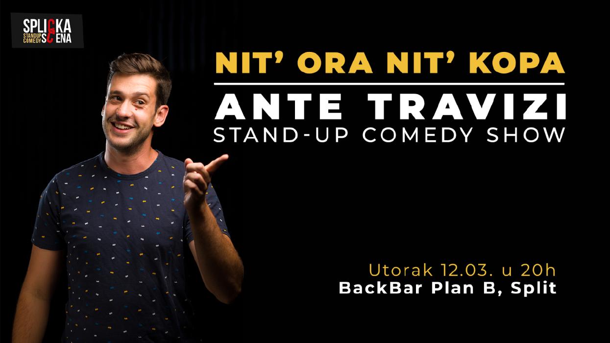 Image BackBar Plan B: Ante Travizi - "Nit' ora nit' kopa" - Stand-up Show