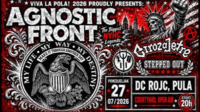 Image "Viva La Pola!" 2026 uz legendarne Agnostic Front + support