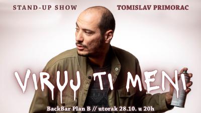 Image RASPRODANO! BackBar Split: Tomislav Primorac - VIRUJ TI MENI - Stand-up Comedy Show