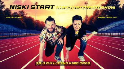 Image CRES stand up comedy "Niski start" (Hr/BiH) @ Ljetno kino