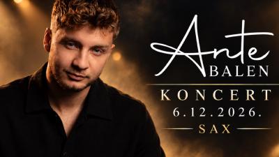 Image Ante Balen u Zagrebu / SAX! / 06.12.2026