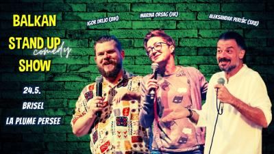 Image Balkan stand up show (BiH/Hr/Srb) @La Plume Persée