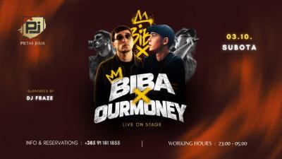 Image Biba & Ourmoney & dj Fraze @ Pietas Julia