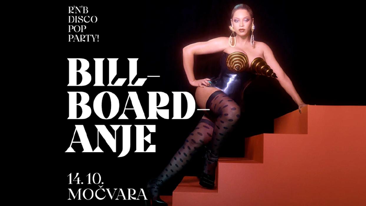 Image Billboardanje - R'n'B disco pop party u Močvari