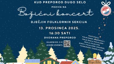 Image BOŽIĆNI KONCERT DJEČJIH FOLKORNIH SEKCIJA (prvi)