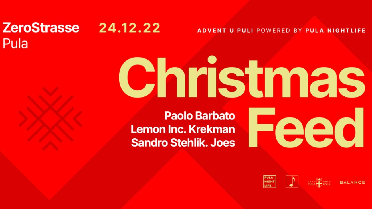 Image Christmas Feed w / Paolo Barbato, Lemon Inc, Krekman, Sandro Stehlik & Joes @ Zerostrasse
